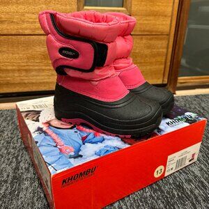 Khombu Snow Trekker Boot Pink Kids 13M